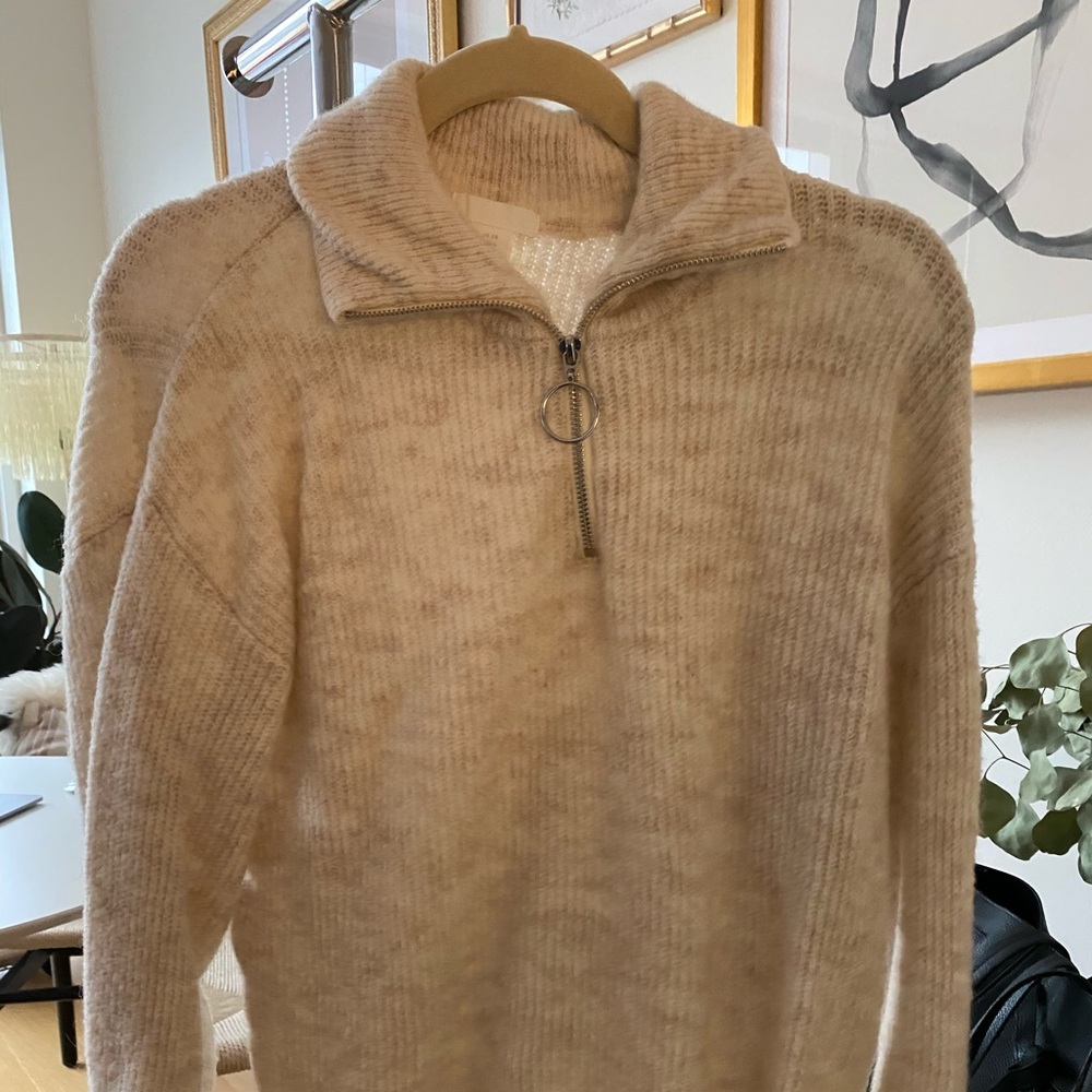 Half zip sweater